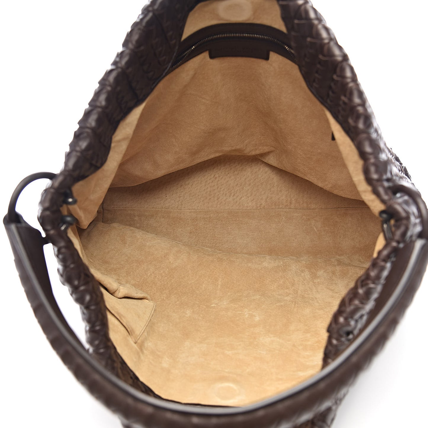 Nappa Intreccio Large Natte Hobo Ebano