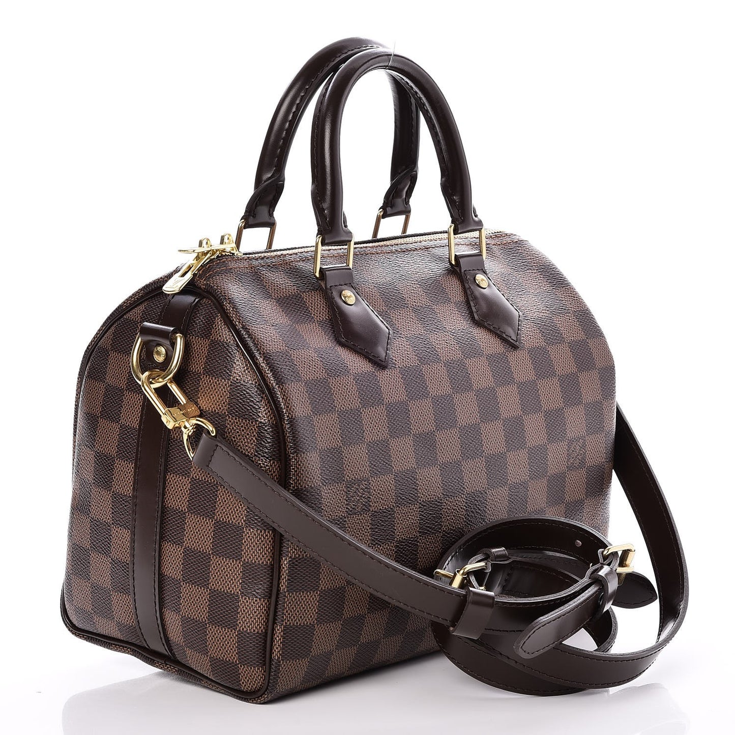 Damier Ebene Speedy Bandouliere 25