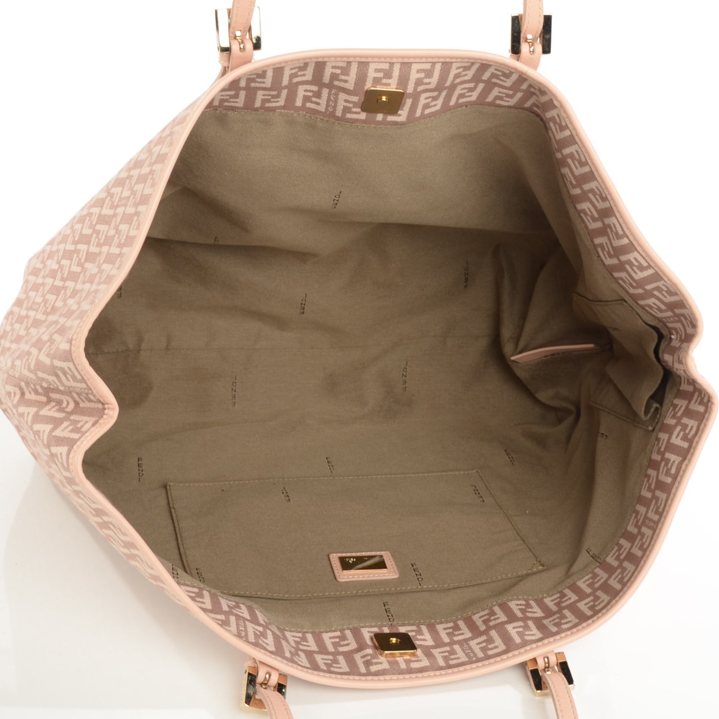 Zucchino Vitello Shopping Tote Cipria Teint Cipria