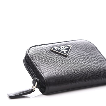 Prada Saffiano Coin Purse Black 7 of 8