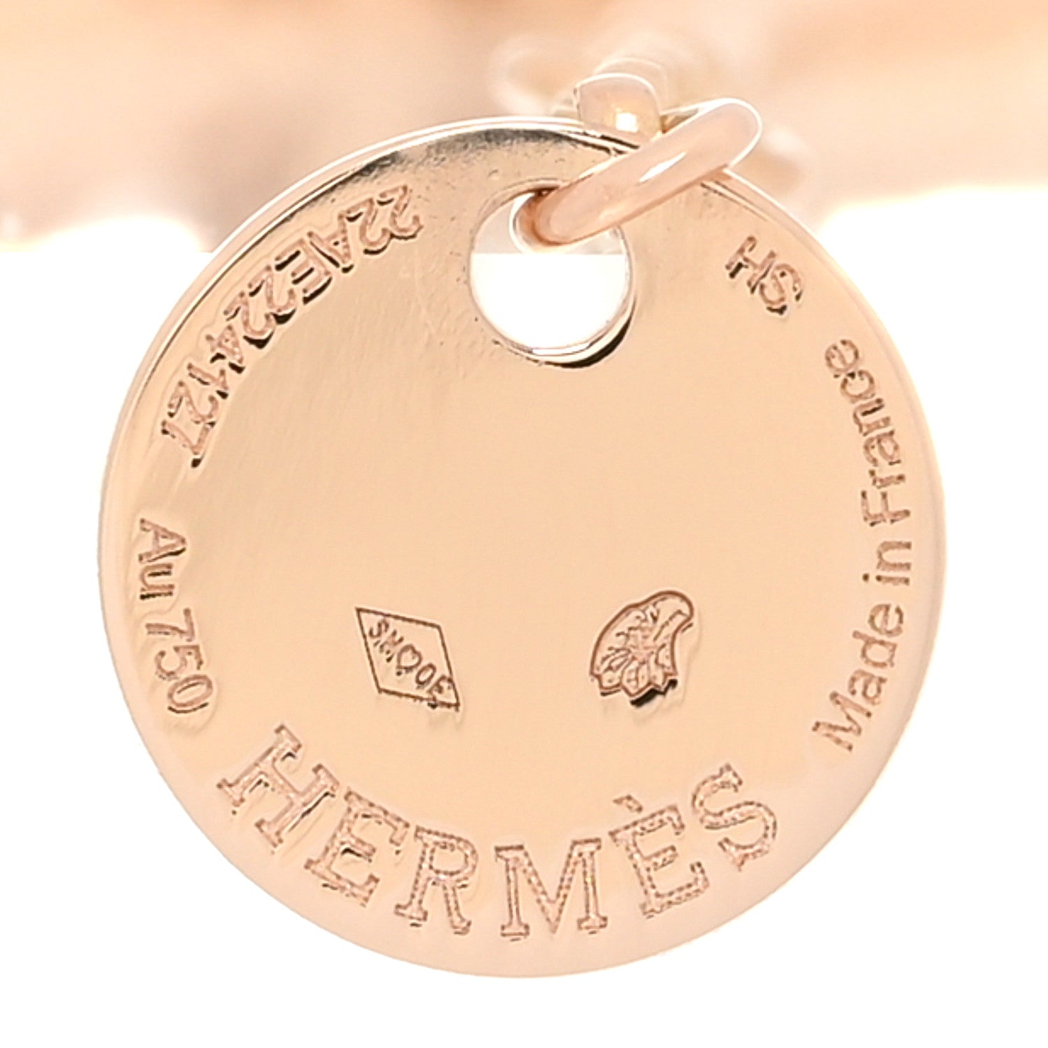 Hermes 18K Rose Gold PM Kelly Clochette Bracelet SH 4 of 4