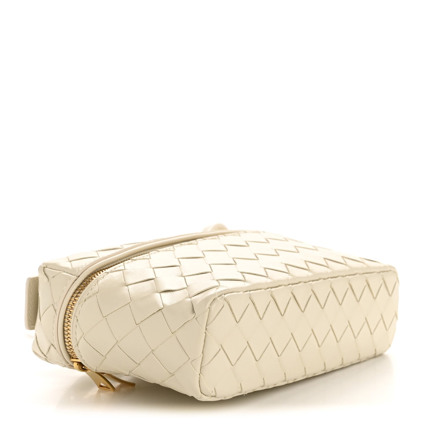 Calfskin Intrecciato Bang Bang Vanity Case Sea Salt