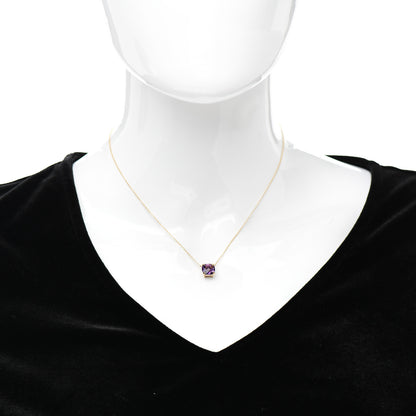Tiffany 18K Yellow Gold Amethyst Sparklers Pendant Necklace 2 of 5
