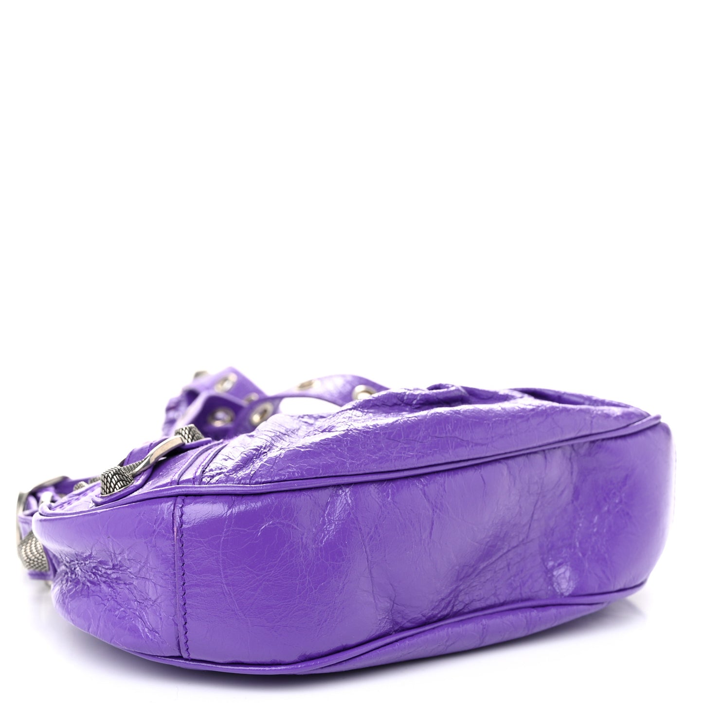 Agneau Arena Le Cagole Shoulder Bag XS Purple