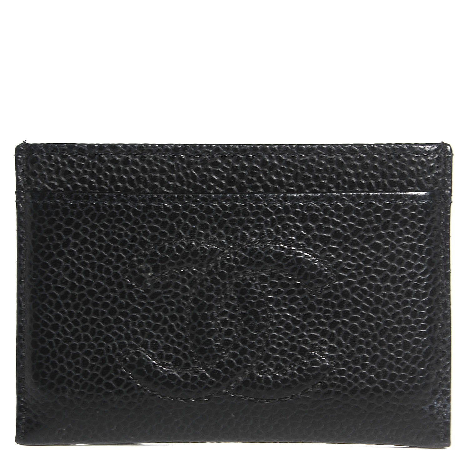 Chanel Caviar Timeless CC Card Holder Black 1 of 8