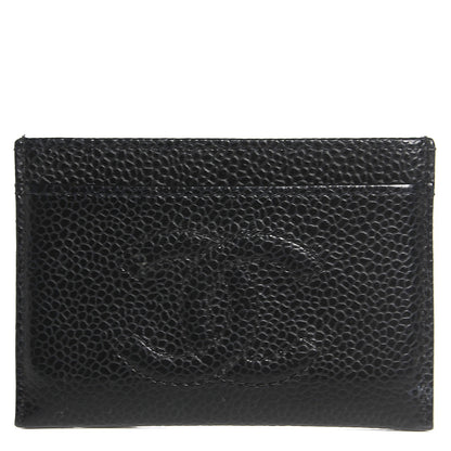 Chanel Caviar Timeless CC Card Holder Black 1 of 8