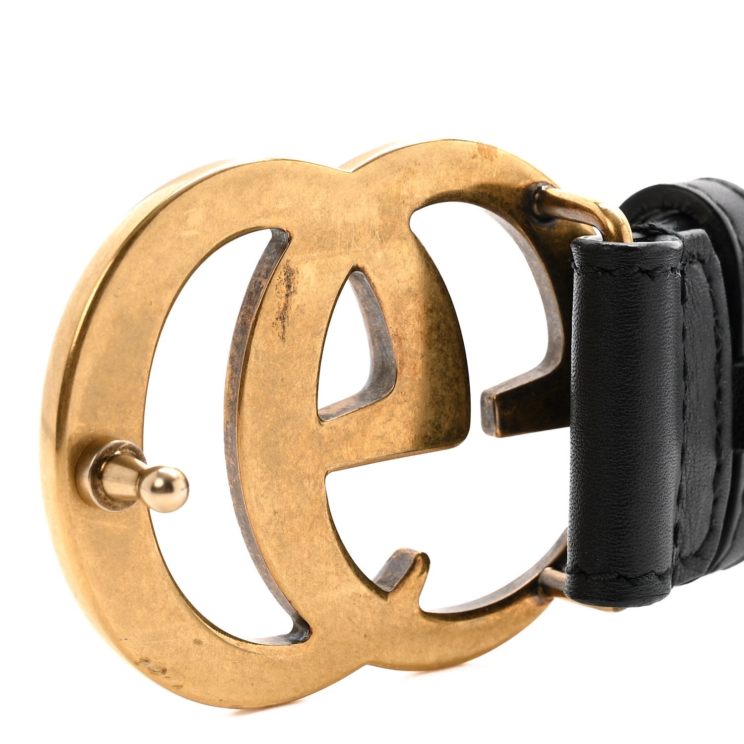 Gucci Calfskin Double G 30mm Belt 90 36 Black 6 of 7