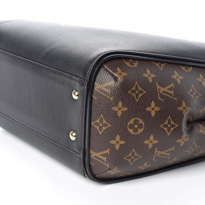 Louis Vuitton Calfskin Monogram Kimono Tote Black 6 of 9