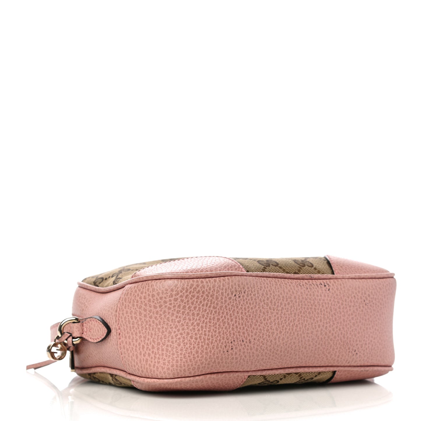 Monogram Mini Bree Messenger Bag Beige Soft Pink