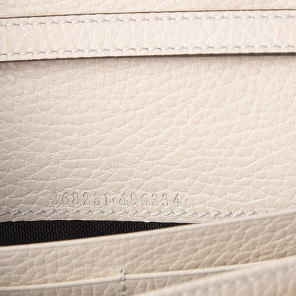 Gucci Dollar Calfskin Mini Swing Wallet Bag Mystic White 8 of 10