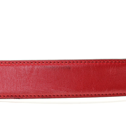 Gucci Calfskin Belt 95 38 Red 4 of 9