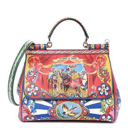 Dolce & Gabbana Dauphine Court Print Medium Miss Sicily Satchel Multicolor 1 of 17