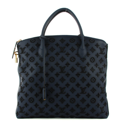 Louis Vuitton Monogram Addiction Vertical Lockit MM Blue 1 of 7