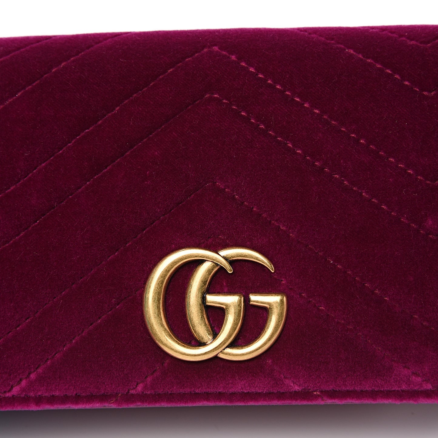 Velvet Matelasse GG Marmont Mini Bag Fuchsia Violet Cyclamen