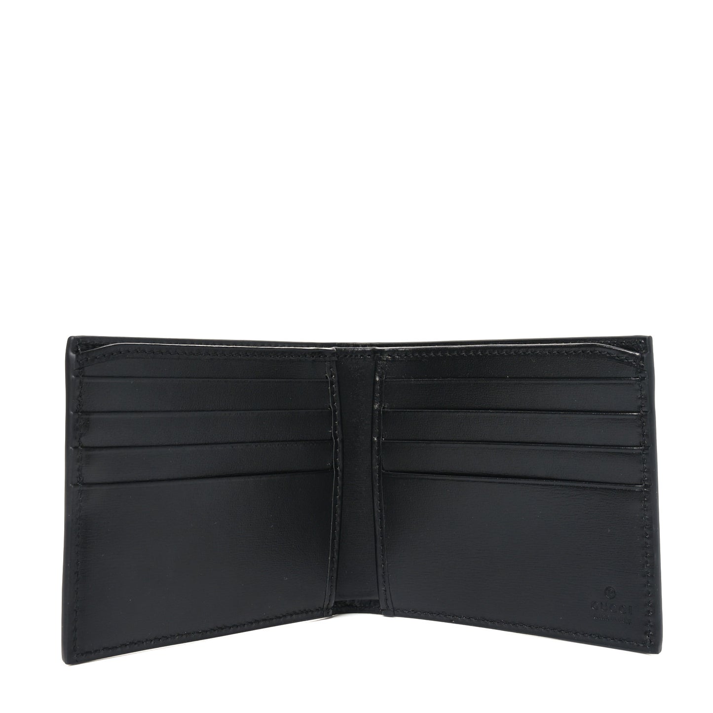 Smooth Calfskin GG Marmont Bi-Fold Wallet Black