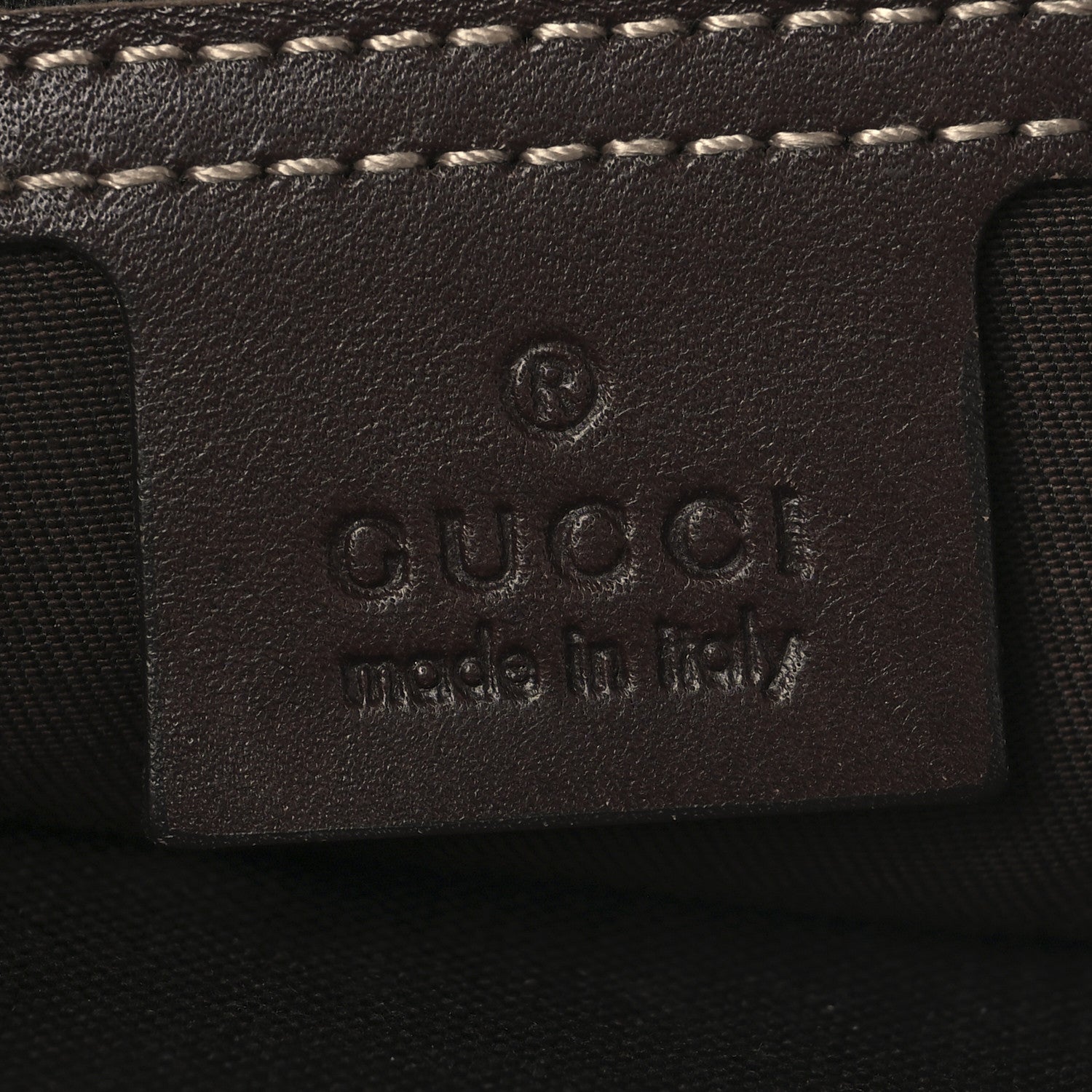 Gucci GG Supreme Monogram Belt Bag Dark Brown 6 of 12