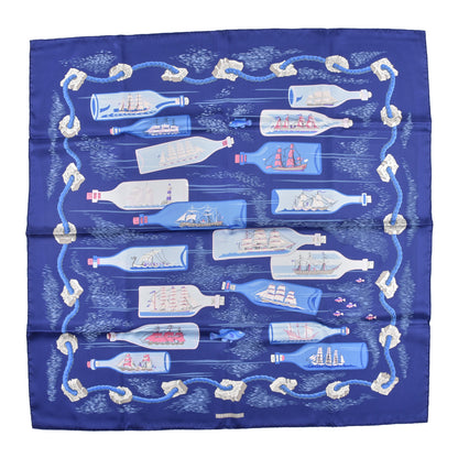 Hermes Silk Bouteilles A La Mer Scarf 90 1 of 5