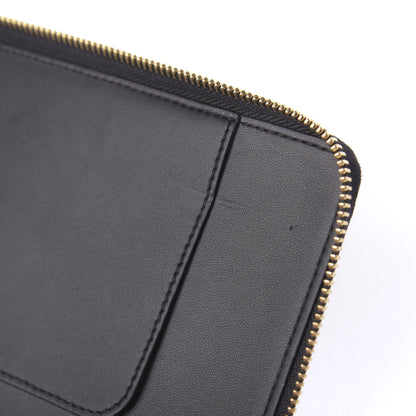 Givenchy Textured Coated Canvas Rottweiler Print Zip Around Wallet Black 11 of 12