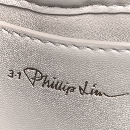 3.1 Phillip Lim Calfskin Alix Soft Flap Clutch White 7 of 14