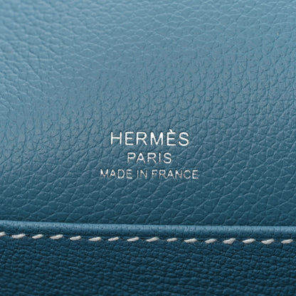 Hermes Evercolor Mini Sac Roulis New Blue Jean 6 of 11