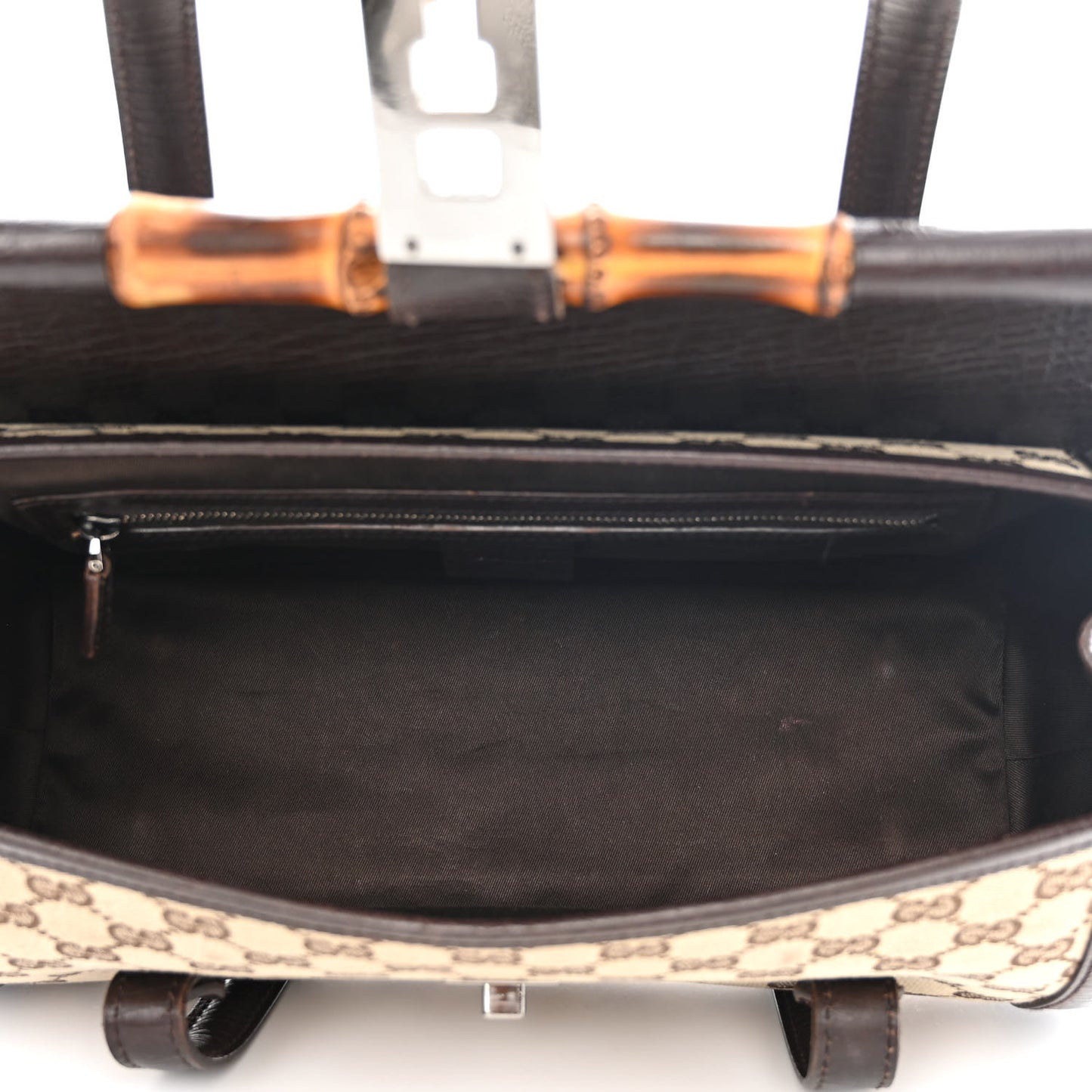 Monogram Bamboo Bullet Bag Dark Brown