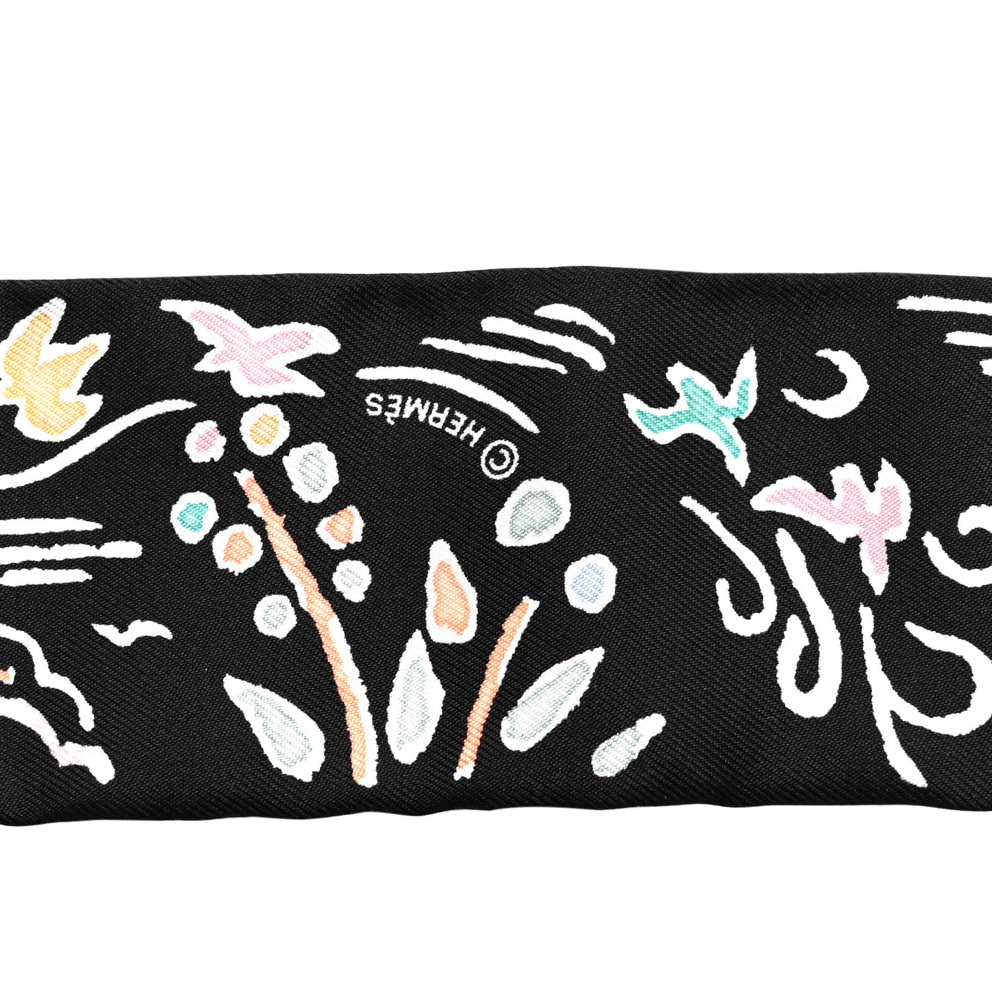 Silk Isola Di Primavera Twilly Black Vert Rose