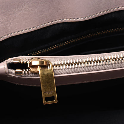 Saint Laurent Calfskin Y Quilted Monogram Medium Loulou Chain Satchel Light Natural 9 of 18