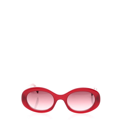 Celine Acetate Triomphe 01 Sunglasses CL 40194U Milky Burgundy 2 of 7