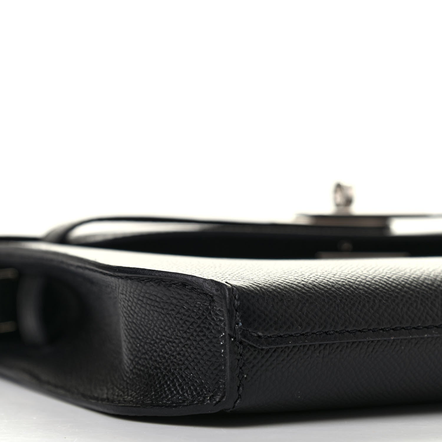Hermes Epsom Kelly Depeches 25 Pouch Black 8 of 10