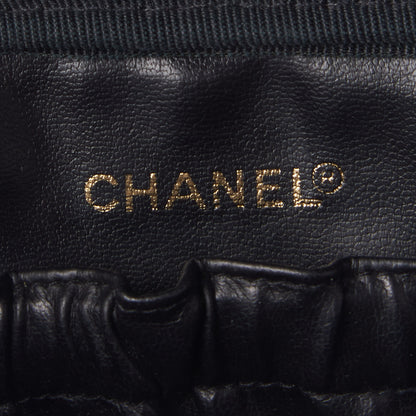 Chanel Caviar CC Vanity Cosmetic Case Black 7 of 8