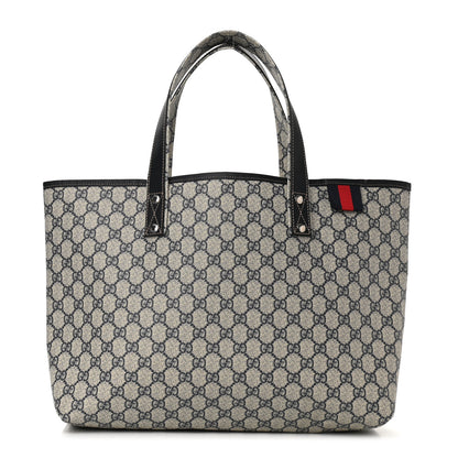 Gucci GG Plus Monogram Medium Signature Web Loop Tote Navy 1 of 11