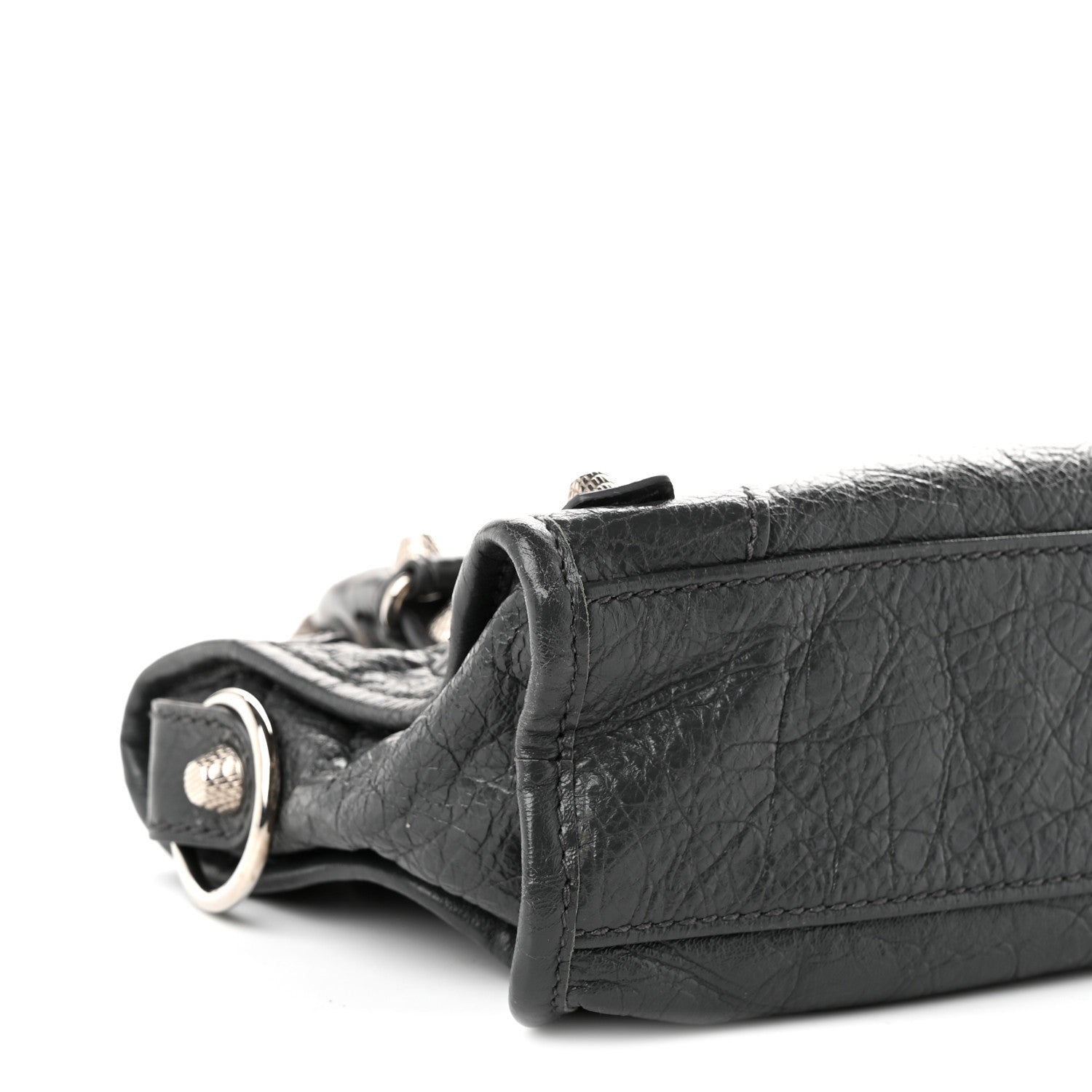 Balenciaga Agneau Giant 12 Silver Hardware Mini City Gris Fossile 9 of 10
