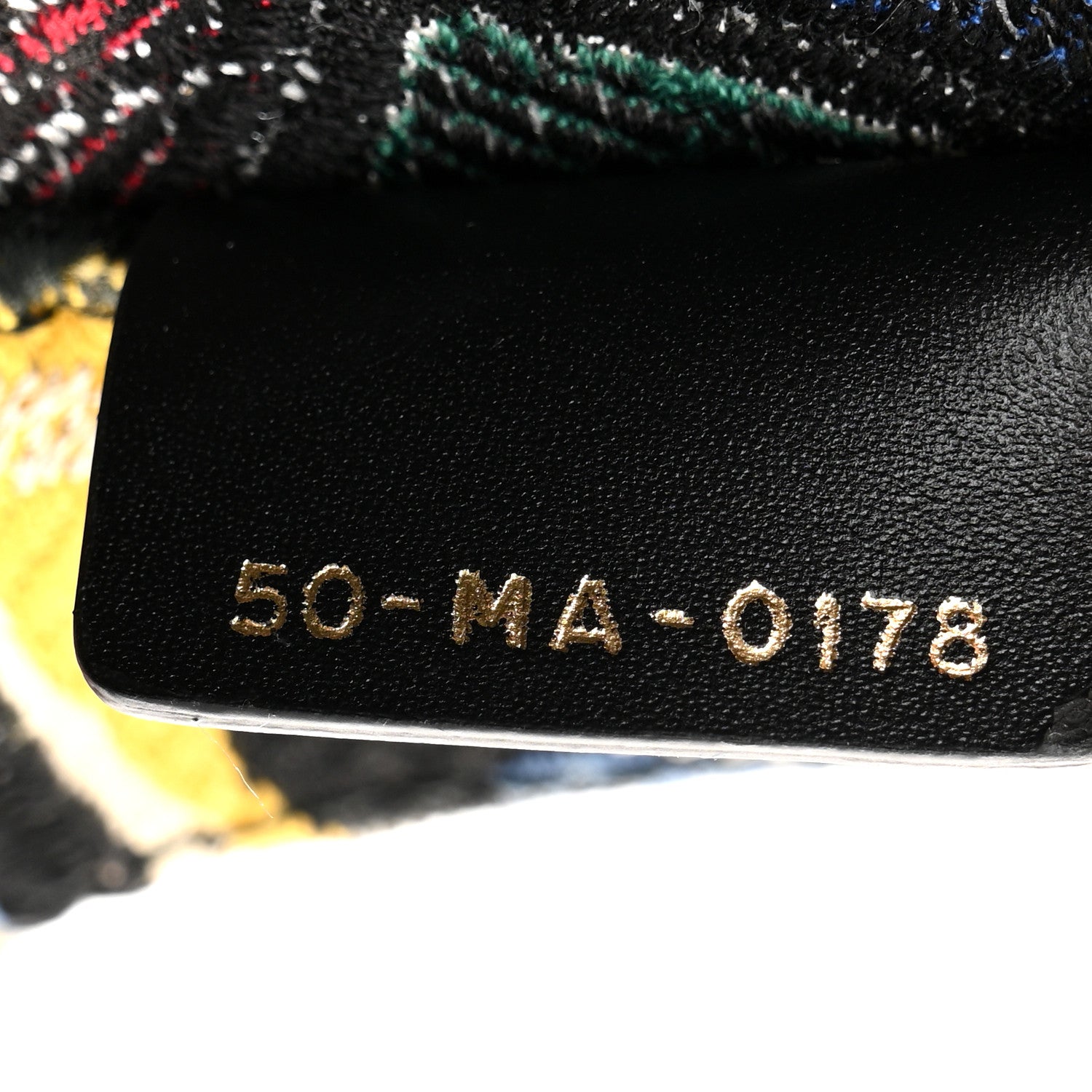 Christian Dior Canvas Embroidered Butterfly Book Tote Black
