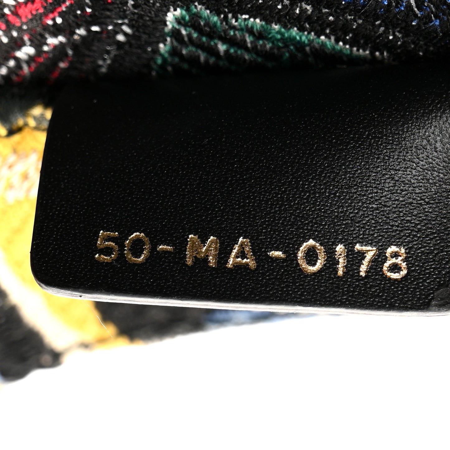 Canvas Embroidered Butterfly Book Tote Black Multicolor