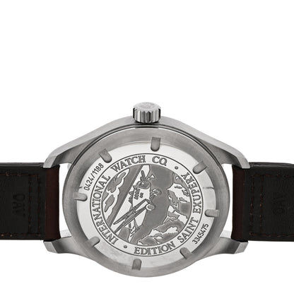 IWC Stainless Steel Calfskin 44mm Pilot Automatic Watch Brown IW326104 4 of 5