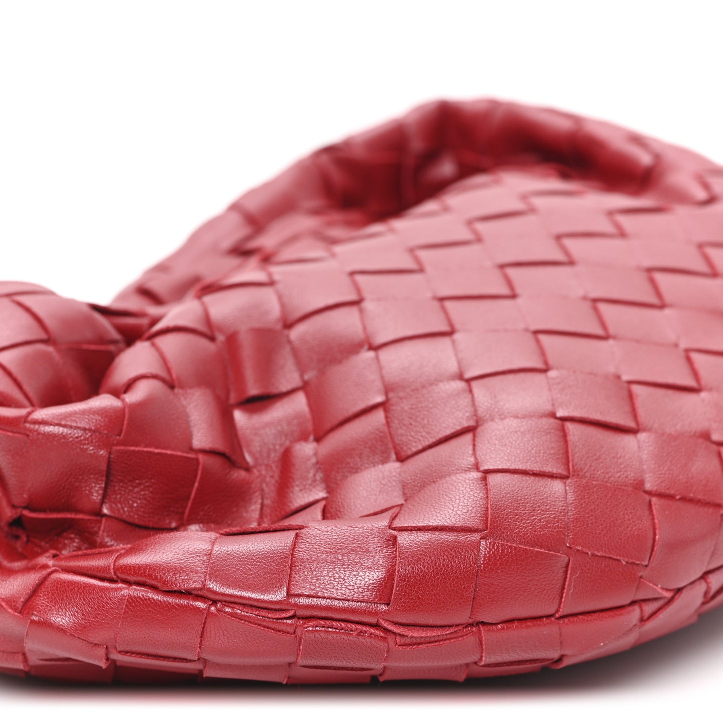 Nappa Intrecciato Mini Jodie Dark Red