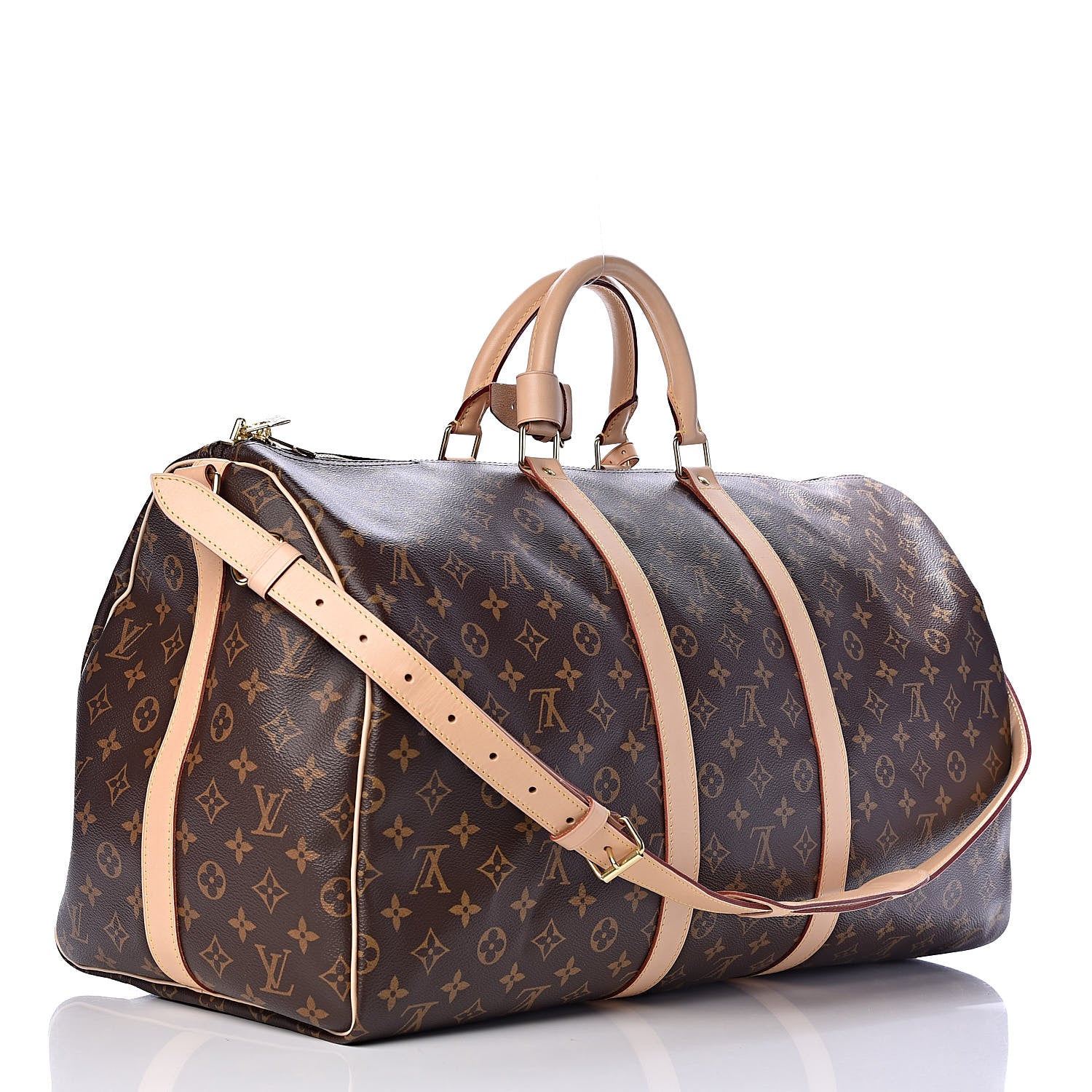 Louis Vuitton Monogram Keepall Bandouliere 55 5 of 14