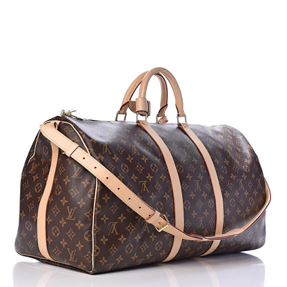 Louis Vuitton Monogram Keepall Bandouliere 55 5 of 14