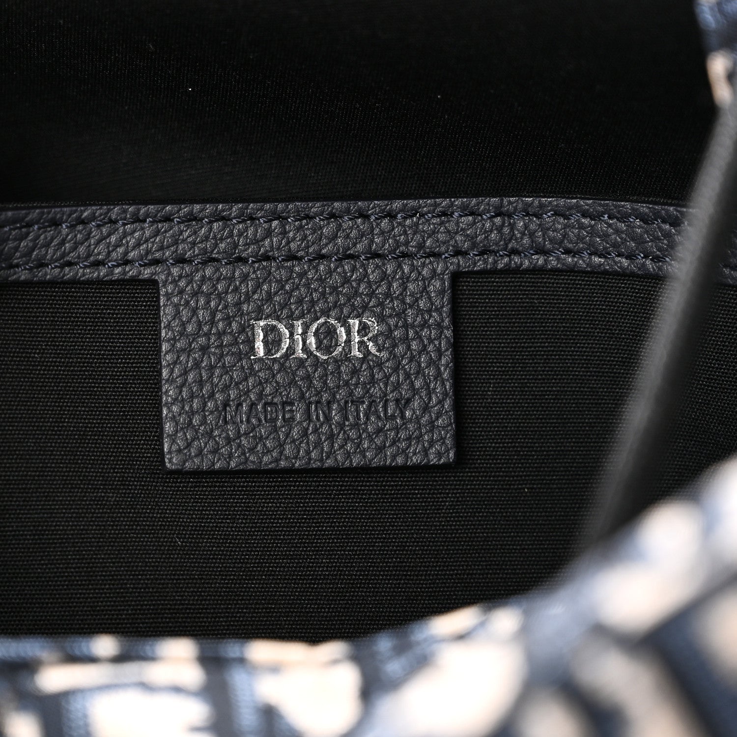 Christian Dior Technical Fabric Oblique Motion Backpack Blue 6 of 10