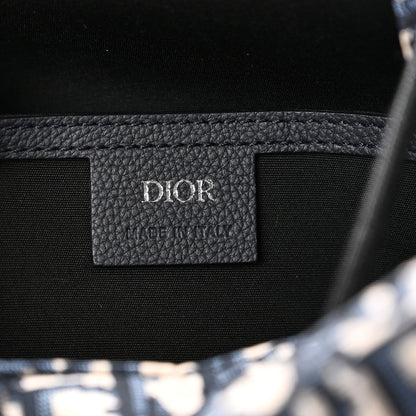 Christian Dior Technical Fabric Oblique Motion Backpack Blue 6 of 10