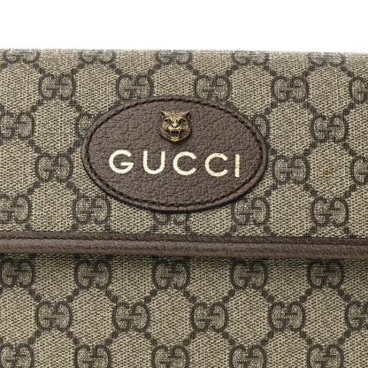 Gucci GG Supreme Monogram Neo Vintage Web Belt Bag Brown 8 of 11