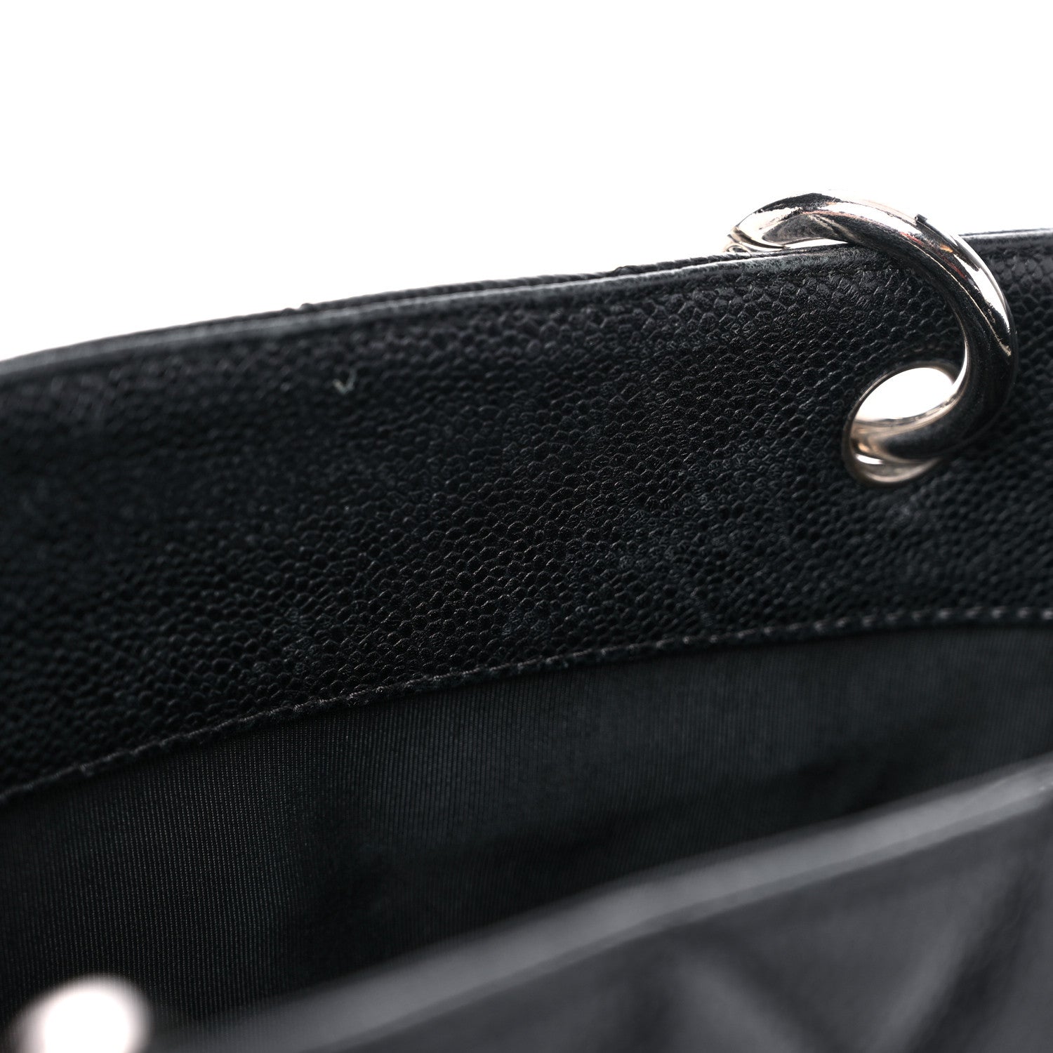 Chanel Caviar Quilted Grand Shopping Tote GST Black 16 of 23