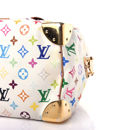 Louis Vuitton Monogram Multicolor Speedy 30 White 7 of 9