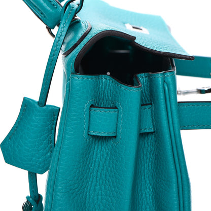 Hermes Taurillon Clemence Kelly Retourne 28 Bleu Paon 23 of 27