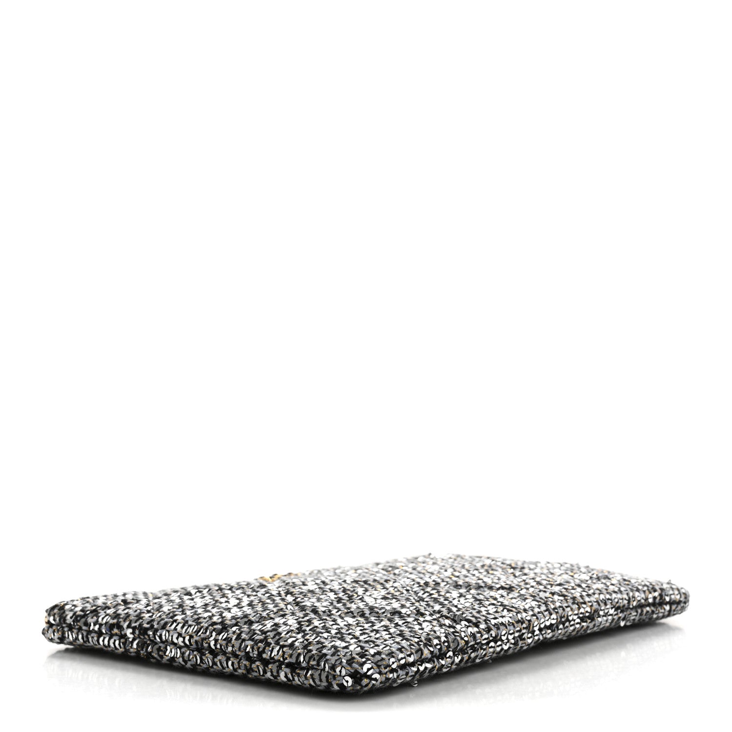 Chanel Sequins Medium 19 Pouch Silver 4 of 8