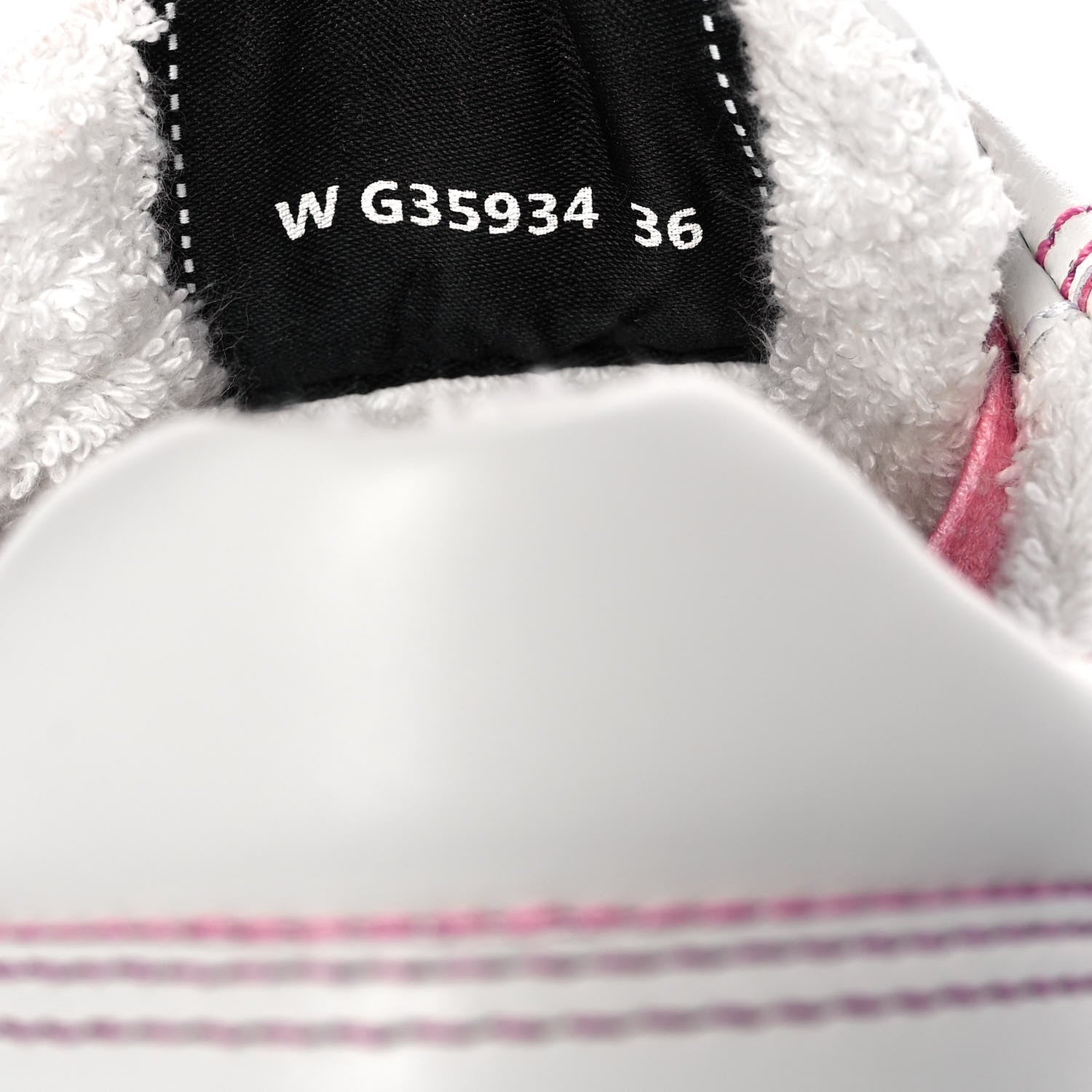 Chanel Calfskin Womens Logo Sneakers 36 White Pink 9 of 10