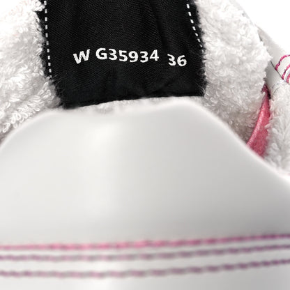 Chanel Calfskin Womens Logo Sneakers 36 White Pink 9 of 10