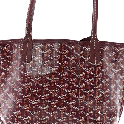 Goyard Goyardine Reversible Mini Anjou Burgundy 14 of 20