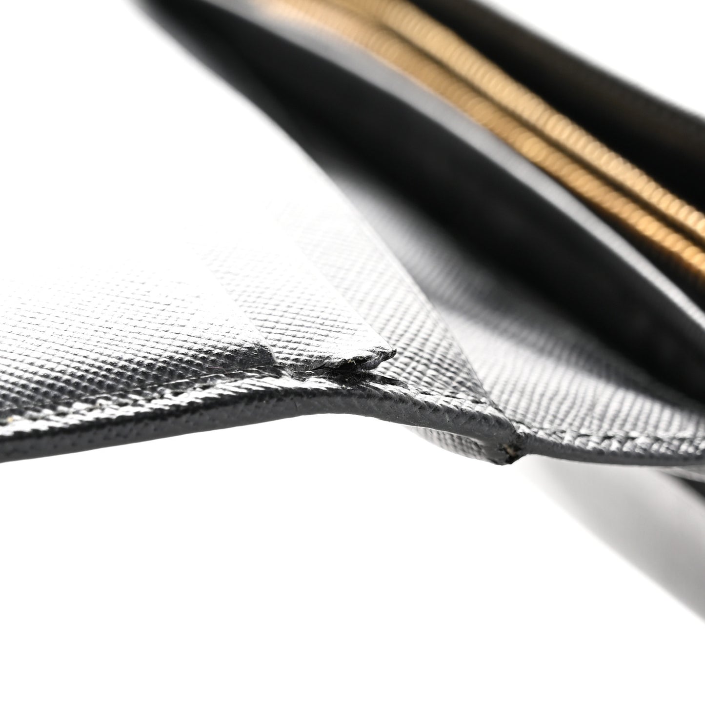 Saffiano Bow Continental Wallet Black