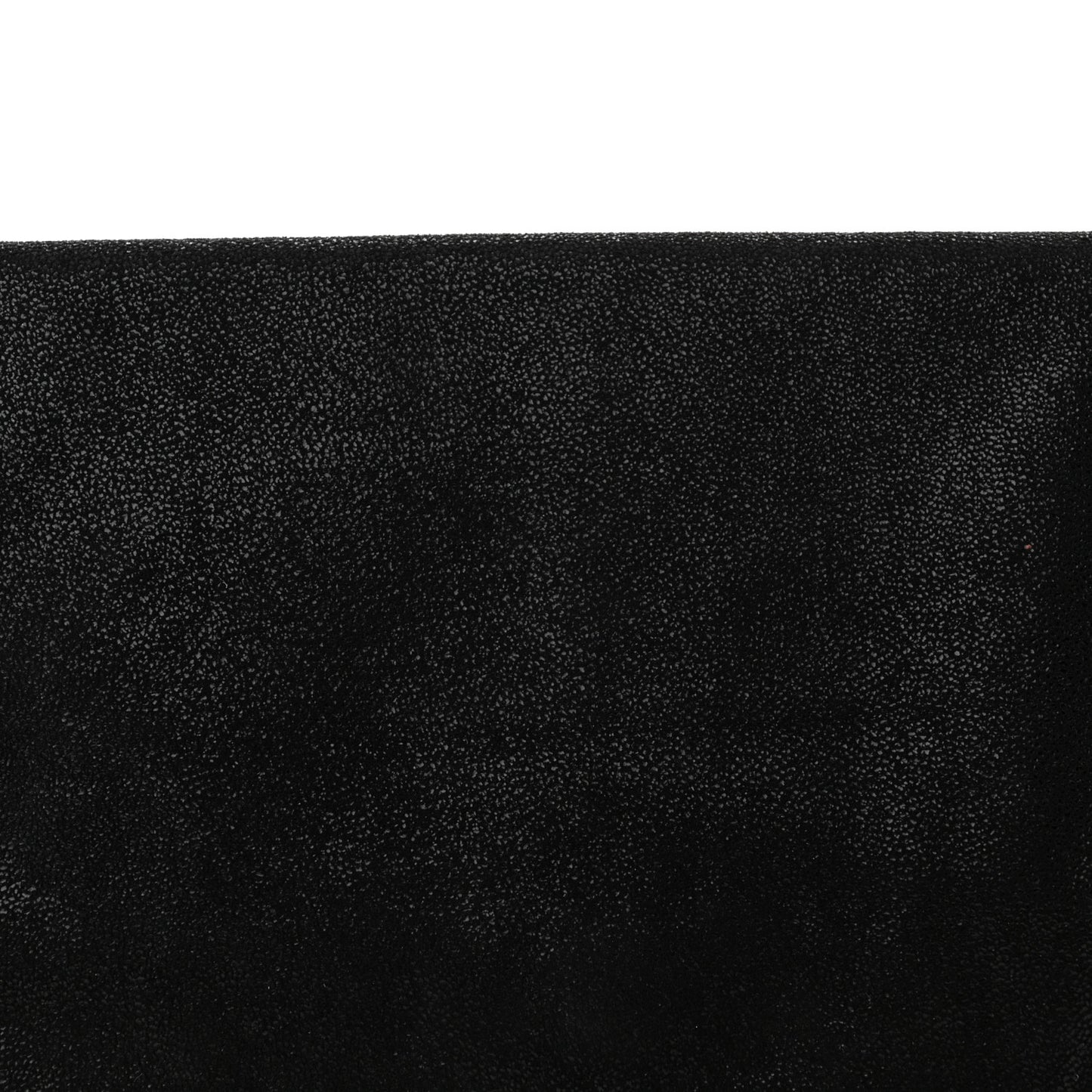 Shaggy Deer Falabella Fold Over Clutch Black